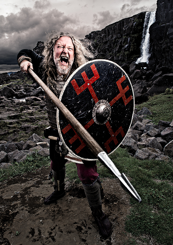 Viking Arni at Icelandic Falls