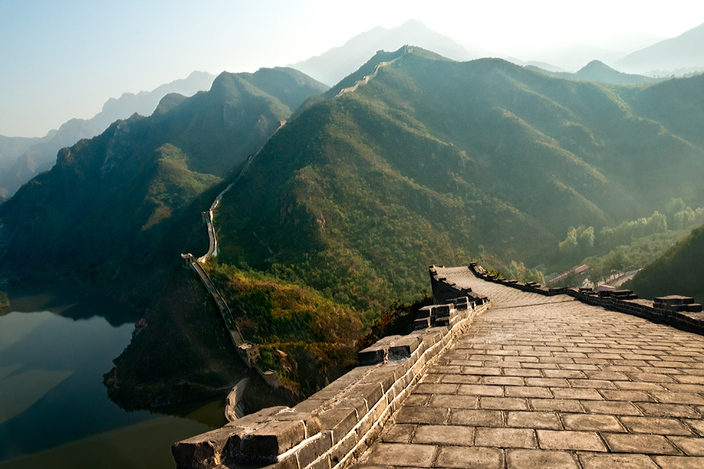 Great Wall of China at Huanghua Cheng or Yellow Flower, Xishulyu, Jiuduhe Zhen, Huairou, China