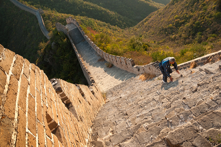 Great Wall of China at Huanghua Cheng or Yellow Flower, Xishulyu, Jiuduhe Zhen, Huairou, China
