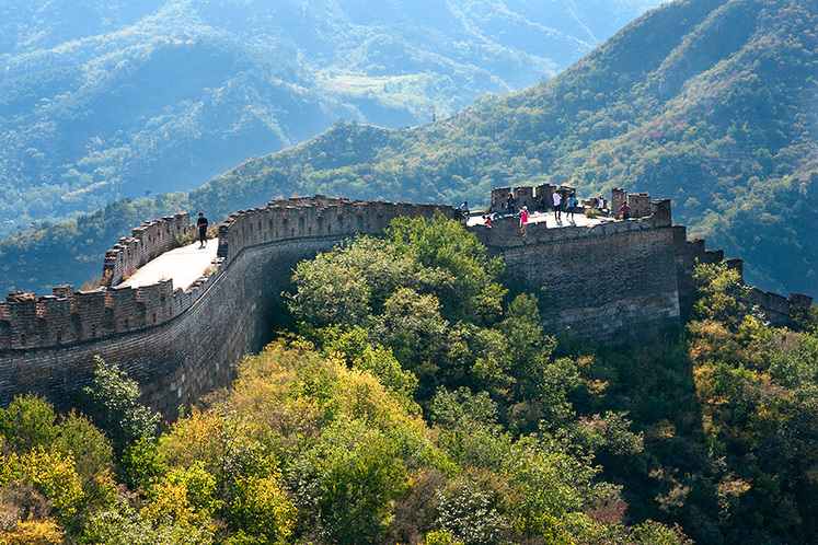 Great Wall of China at Huanghua Cheng or Yellow Flower, Xishulyu, Jiuduhe Zhen, Huairou, China