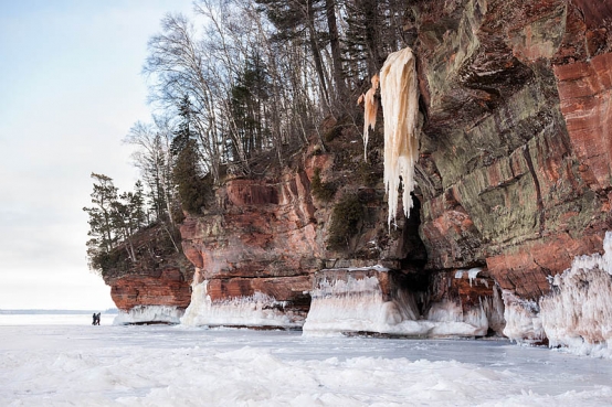Wisconsin ice caves 2015