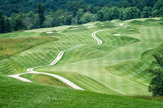 Pete Dye golf course and Mansion, French Lick, Indiana