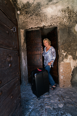 Kim Walker exploring Abruzzo, Italy