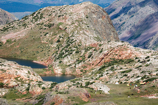 Eldorado Lake, Weminuche Wilderness, Redwood llamas, hiking, backpacking, camping adventure