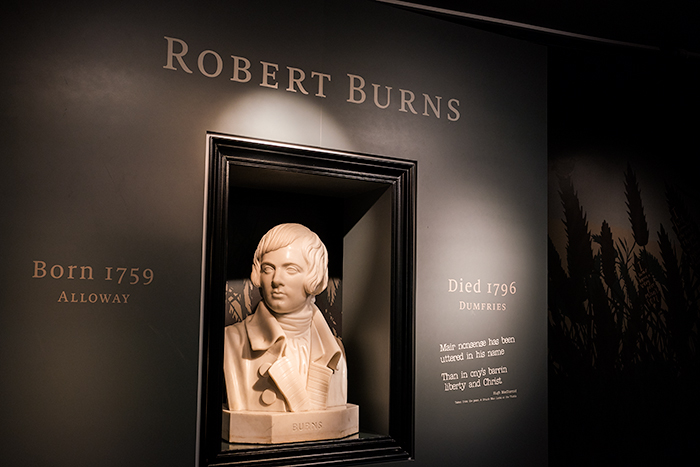 Museum on the Robert Burns trail in Alloway, Scotland