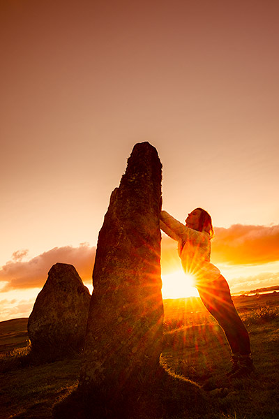 Callanish Standing Stones drama on the Isle of Lewis, Scotland