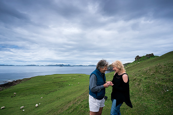 renewing our wedding vows on the Isle of Skye