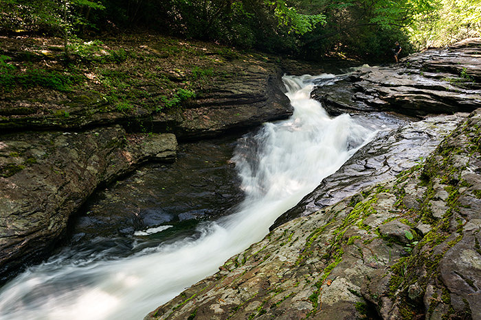 Natural waterslides, Ohiopyle State Park