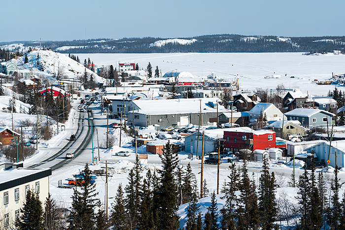 overview Old Town Yellowknife, Canada