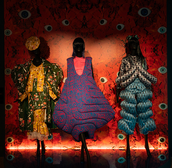 Fashion show exhibit, SCAD, Lacoste village, Provence, France