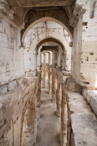 Arena that holds the Arles Course Camarguaise bull race