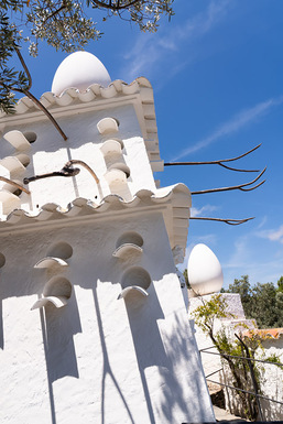 Salvador Dali home where he lived 50 years in the bay of Port Lligat in the small fishing village of Cadaques on the Costa Brava, Girona, Spain