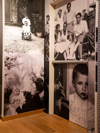 Dali triangle, his home in Figueres, Spain