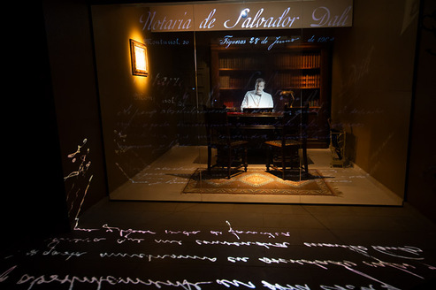 Dali triangle, his home in Figueres, Spain