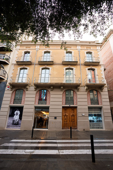 Dali triangle, his home in Figueres, Spain